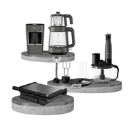 ARÇELİK RESİTAL® DERİN GRION MUTFAK SERİSİ 4'LÜ SET Gri