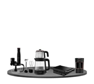 ARÇELİK RESİTAL® DERİN SİYAH MUTFAK SERİSİ 4'LÜ SET Siyah