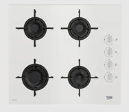 Beko - BOCD T 6011 EHB - Gazlı Cam Tablalı Ocak Beyaz