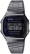 Casio A168WGG-1ADF Dikdörtgen Kasa Alarm Ve Kronometre Özellikli Metalik Renk Üniseks Kol Saati Çok Renkli	