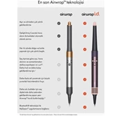 Dyson Airwrap i.d.™ saç şekillendirme ve kurutma seti Kıvırcık+Bukleli (Jasper Plum) Mor