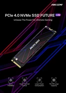 Hiksemi 1024GB NVMe PCI-e Gen 4x4 HS-SSD-FUTURE Lite 1024G SSD 