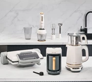 Homend 4'lü Elektrikli Çeyiz Seti Tost, Kahve, Çay Makinesi ve Blender Seti Bej