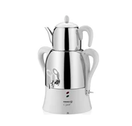 Korkmaz Çaykolik Semaver Beyaz 