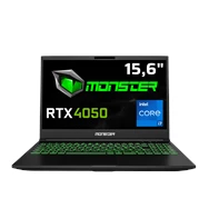 Monster  Abra A5 V20.3.2 Intel Core i7 13700H 32 GB RAM 1 TB SSD 6 GB  RTX 4050 FreeDOS 15,6" FHD 144 Hz Oyun Bilgisayarı Siyah 1 TB