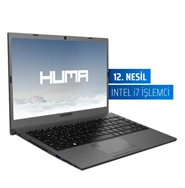 Monster Huma H4 V5.2.1 Black Intel Core i7 1255U 16 GB RAM 1 TB SSD Windows 11 14,1" FHD Taşınabilir Bilgisayar Siyah 1 TB