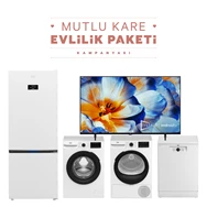Mutlu Kare Evlilik Paketi 1 Beyaz