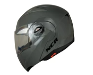 NCR Çene Açılır Kask Vizörlü Gri M
