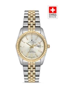 INSPIRATION JWL04103 (Sellita SW100, 25 Jewels Otomatik Mekanizmalı, Swiss Made) Kadın Kol Saati Gümüş