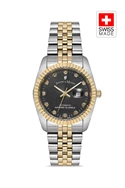 INSPIRATION JWL04111 (Sellita SW100, 25 Jewels Otomatik Mekanizmalı, Swiss Made) Kadın Kol Saati Gümüş