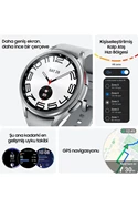 Samsung Galaxy Watch6 Classic Gümüş (Bluetooth, 47mm) Gümüş