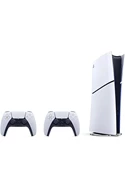 Sony Playstation 5 Slim 1 TB Digital Edition Oyun Konsolu + 2 Dualsense Kol (İthalatçı Garantili) Beyaz