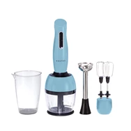 Vestel RETRO Düş Mavisi EL Blender Seti  Mavi