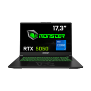 Abra A7 V16.2.1 Intel Core i7 13700HX 16GB RAM 1TB SSD RTX 5050 Windows 11 17,3" FHD 144 Hz Oyun Bilgisayarı Siyah 1 TB