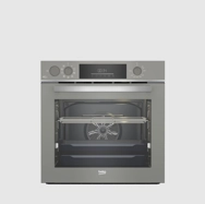 Beko BFC 631 G Beyond Serisi Ankastre FitFry Fırın FitFry Buhar Destekli Fırın Gri