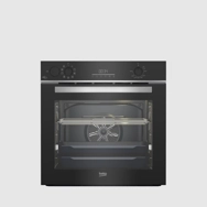 Beko BFC 631 S Beyond Serisi Ankastre FitFry Fırın FitFry Buhar Destekli Fırın Siyah