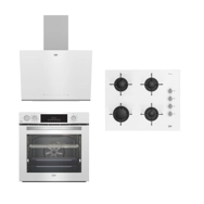 BEKO BUHAR DESTEKLİ FİTFRY BEYAZ SET Beyaz