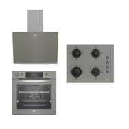 Beko Buhar Destekli Fitfry Manhattan Gri Set Gri