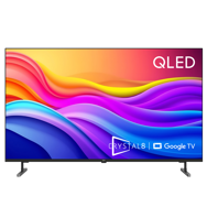 Beko Crystal 8 QLED 55" 4K UHD Google Televizyon Siyah 55'' / 139 cm