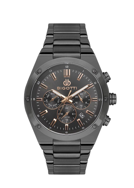 Bigotti BG.1.10511.5 Tüm Fonksiyonları Aktif Çelik Kordon Çelik Kasa 5 ATM Suya Dayanıklı Siyah Renk Erkek Kol Saati Çok Renkli	