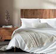 Chakra Cıelo Bambu Nevresim Takımı Krem Çift Kişilik