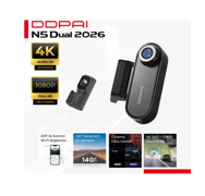 Ddpai N5 Dual 4K Araç İçi Kamera Siyah  