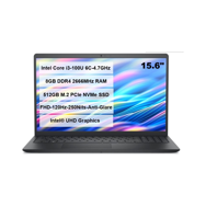 Dell 15 Intel Core 3-100U 8GB RAM 512GB M.2 SSD 15.6" FHD Ubuntu DC15250 Gri 500 GB