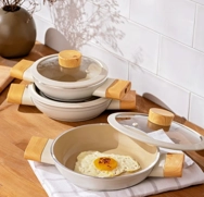 Emsan Swiss Crystal 6 Parça Sahan Seti Bej