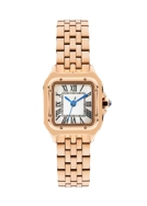 Essence D1140.520 Kare Kadran Çelik Kasa Gold Rose Kadın Kol Saati Çok Renkli	