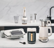 Homend 4'lü Elektrikli Çeyiz Seti Tost, Kahve, Çay Makinesi ve Blender Seti Bej