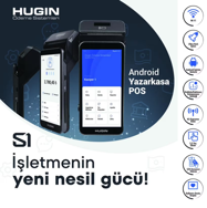Hugin S1 Android Yazar Kasa Pos Siyah
