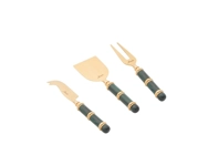 Jumbo Oro 3'lü Peynir Servis Seti Altın