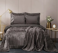 Karaca Home Valeria Best  8 Parça Çeyiz Seti Antrasit