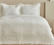 Karaca Home Viona  Yatak Örtüsü Seti  Krem Çift Kişilik