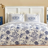 Karaca HomeAmar %100 Pamuk Çift Kişilik Nevresim Takımı  Mavi