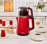 Karaca Mega Tea  Çay Makinesi Kırmızı