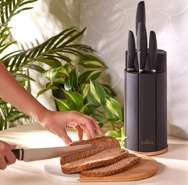 Karaca Proofcut 6 Parça Siyah Bıçak Seti 