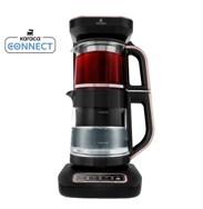 Karaca Robotea Pro Connect 4 in 1 Konuşan Cam Çay Makinesi Siyah - Rose