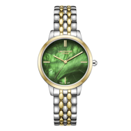 Lee Cooper LC07941.270 Metal Kordon Metal Kasa 3 ATM Suya Dayanıklı Metalik-Altın Renk Kadın Kol Saati Çok Renkli	