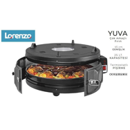 Lorenzo LRZ-1098 Yuva Çok Amaçlı Fırın Siyah