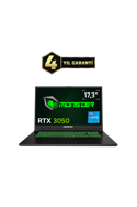 Monster Abra A7 V15.5.4 Intel Core i5 13500H 16GB 1TB RTX 3050 FreeDos 17,3" 144 Hz Oyun Bilgisayarı Siyah 1 TB