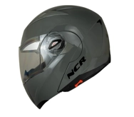 NCR Çene Açılır Kask Vizörlü Gri L