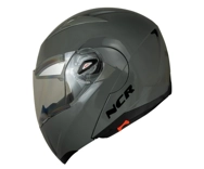 NCR Çene Açılır Kask Vizörlü Gri XL