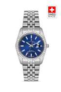 INSPIRATION JWL04105 (Sellita SW100, 25 Jewels Otomatik Mekanizmalı, Swiss Made) Kadın Kol Saati Gümüş