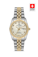 INSPIRATION JWL04115 (Sellita SW100, 25 Jewels Otomatik Mekanizmalı, Swiss Made) Kadın Kol Saati Gümüş