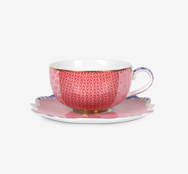 Pip Studio  Royal Collection Porselen Kahve Fincanı Pembe