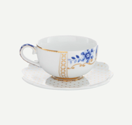 Pip Studio Royal White Collection Porselen Kahve Fincanı  Beyaz