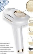 Pirantech Buz Lazer Epilasyon Aleti Beyaz