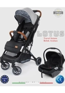 Prego Lotus Travel Bebek Arabası Gri