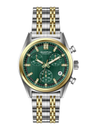 Quantum PWG1209.270 Chronograph Tüm Fonksiyonları Aktif 10 ATM Suya Dauanıklı Çelik Kasa Çelik Kordon Çizilmez Safir Cama Sahip Metalik Renk Erkek Kol Saati Çok Renkli	